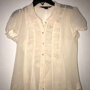 ralph lauren cream top worn once